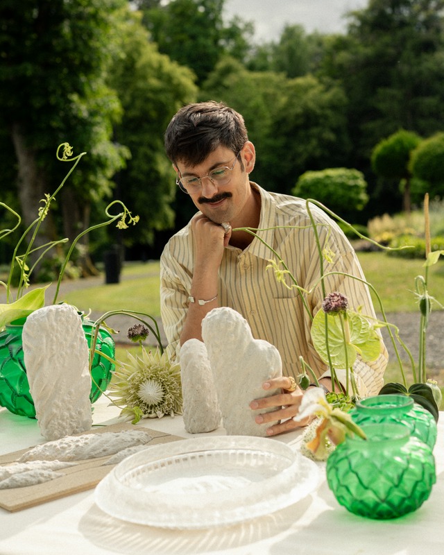 Betrand Fompeyrine at the Lalique summer table