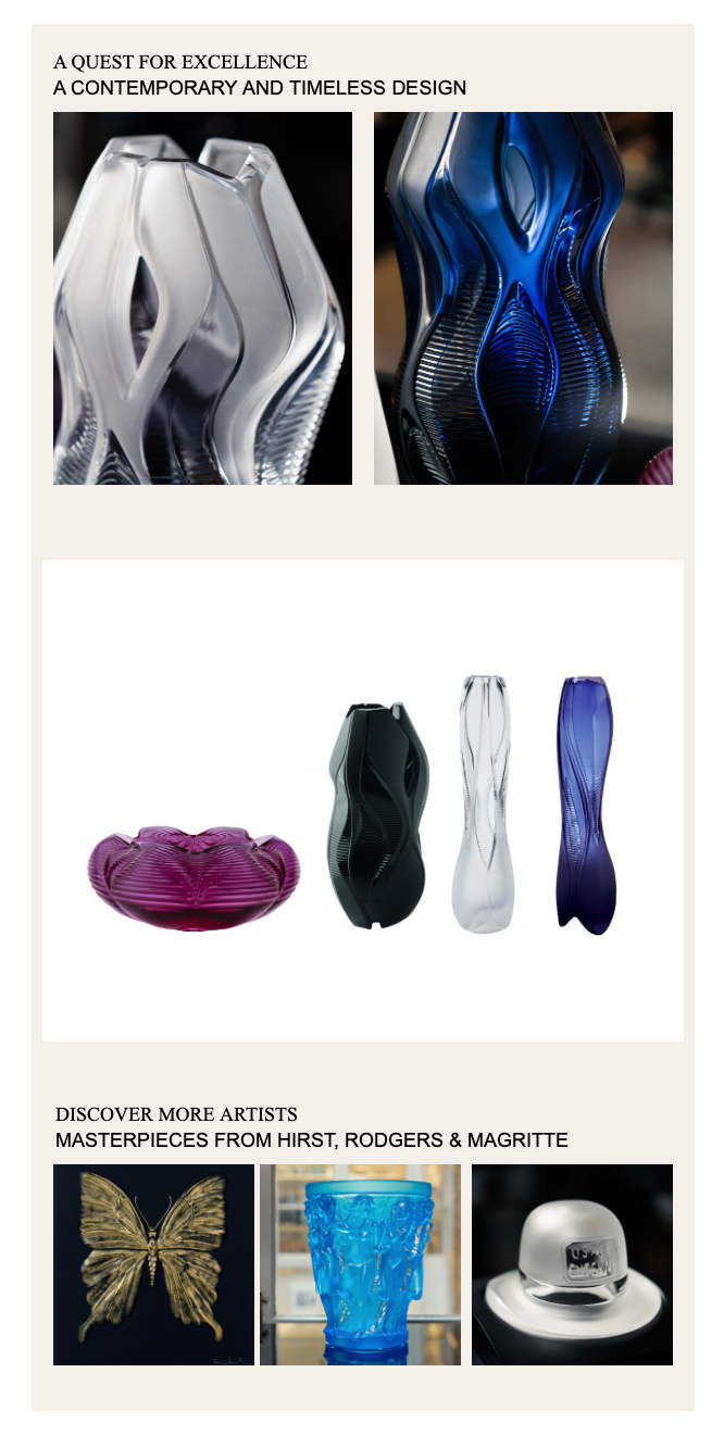 Lalique newsletter: crystal collection